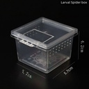 Insect Larval Feeding Box Spider Scorpion Larval Feeding Box Flip Breathable Arboreal Box Spider Box Mini Box