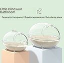 Hamster Golden Bear Bathroom Small Pet Transparent Totoro Dinosaur Bathroom Bath Sand Anti-splash Bath Bathroom Products