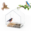 Transparent box outdoor hanging pet bird feeder bird cage hummingbird feeder factory cross border