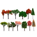 Three-dimensional Japanese-style pink flower tree simulation tree creative fake tree DIY landscaping micro-landscape gardening ornaments small doll