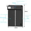 hot chicken house door automatic timing chicken house door long endurance Aluminum Alloy Digital Display pet door