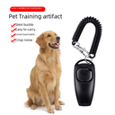 Two-in-one ring pet training ring pet ring + whistle dog training whistle black long bracelet
