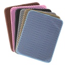 Factory supply double-layer eva pet cat litter pad pet litter box filter sand pad pet supplies cat scratch mat