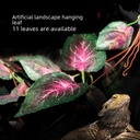 Nomodo species decorative landscaping simulation plant crawling pet tortoise lizard chameleon snake reptile rainforest box