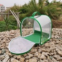 Self-made 360-degree transparent observation insect cage portable folding explosive butterfly cage feeding insect cage