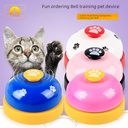 Dog training supplies color matching footprints fun ring bell dog training device meal Bell pet training device dog training toys