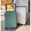 A generation of large capacity wide pull rod luggage business fashion luggage case USB charging mute suitcase women