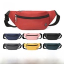 Bags waist bag simple all-match messenger bag large capacity men's and women's fashion chest bag can be printed logo