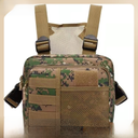 Tactical Chest Bag Sports Running Vest Bag Camouflage Functional Backpack Trendy Casual Vest Chest Hanging Camouflage Bag