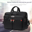 Factory direct men's briefcase Oxford cloth laptop bag horizontal portable business backpack supply
