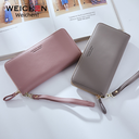 foreveryoung ladies wallet long wallet zipper mobile phone bag clutch pu coin purse
