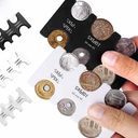 现货热销日本硬币夹塑料硬币分类零钱包便携钱夹硬币收纳钱包