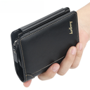 baellerry Men's Wallet Short Business Multi Card Wallet Fashion Zipper Coin Purse Trendy