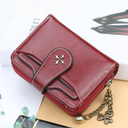 baellerry wallet ladies short fashion buckle wallet zipper coin purse spot