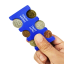跨境现货硬币夹日本塑料硬币分类零钱包日韩便携钱夹硬币收纳钱包