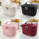 Chanel style high-looking fashion cosmetic bag large capacity portable handbag cosmetic storage bag