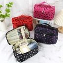 B110 manufacturer cosmetic bag clutch portable square cosmetic bag with mirror storage wash bag 95