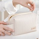 PU Octagon Cake Cosmetic Bag Candy Color Square Cosmetic Bag Toiletries Storage Bag Cosmetic Bag Batch
