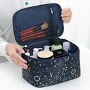 Korean TikTok Explosive Cosmetic Bag Travel Artifact Korean Small Fresh Storage Bag Printed Square Cosmetic Bag