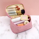 Handheld Letter Bag Women's Square Large Capacity Toiletry Bag Color Fashion Cosmetic Bag Travel Storage Bag