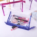 Transparent Cosmetic Bag Large Capacity PVC Wash Bag Waterproof Handbag Storage Bag Travel Storage Bag