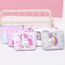 Korean Cartoon Unicorn Cosmetic Bag Storage Bag Large Capacity Portable Waterproof Travel Portable Wash Bag