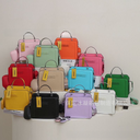 Handbag handbags Popular Letter Shoulder Bag Solid Color Crossbody Bag bags Women's Trendy Bag