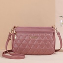 Summer Simple Fashion Solid Color Embroidered Chanel Style Crossbody Bag Trendy