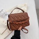 Shangxin women's shoulder bag fashion portable small square bag simple rhombus popular messenger bag