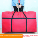 Powerful oversized Oxford woven bag moving bag packing bag oversized waterproof hand canvas luggage bag