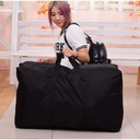 Spot large-capacity moving bag clothes quilt storage woven bag solid color Oxford cloth hand luggage bag