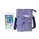 pastoral leaves large screen fabric 5-layer crossbody phone bag women's crossbody bag one-piece delivery
