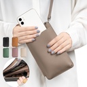 Genuine Leather Mobile Phone Bag Crossbody Women's Ins Niche Cowhide Bag Women's Shoulder Mobile Phone Small Bag Mini