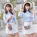 Summer Small Bag Cute All-match Mobile Phone Bag Women's Crossbody Korean Style Trendy Mini Single Shoulder Coin Purse Bag