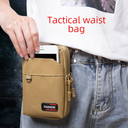 new waterproof Oxford cloth waist bag mobile phone bag men wear belt 6.5 inch outdoor running bag send hiking buckle