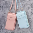 Large Capacity Mobile Phone Bag Small Shoulder Crossbody Zipper Bag Multifunctional Long Clutch Bag Women's Wallet