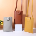 mini niche mobile phone bag women's lightweight solid color simple fashion messenger bag a generation of hair