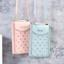 Factory direct large-capacity multi-functional solid color fashion simple shoulder bag crossbody mobile phone bag Women's