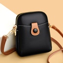 Mobile Phone Bag Niche Large Capacity Double-layer Women's Bag Simple Shoulder Crossbody Small Bag