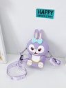 Spot Rabbit Bag Children's Silicone Coin Purse for Boys and Girls Cute Cartoon Drop-resistant Bag Internet Popular Wallet