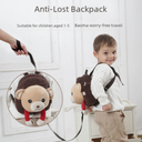 Cartoon Anti-walking Lost Backpack Baby Girl Slip Baby Children's Plush Small Bag