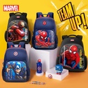 Disney Marvel Children's Schoolbag Male Primary and Secondary School Students Grade 1 to Grade 3 Spider-Man Large Capacity Ridge Protection