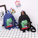 Cute Dinosaur Kindergarten Early Education Schoolbag 2-6 Years Old Middle and Large Class Anti-lost Backpack for Boys and Girls Children Backpack