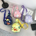 Children's Bag Children's Fun Cute Dinosaur Print Baby's Coin Purse Maternal and Infant Supply Boys' and Girls' Chest Bag