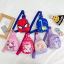 Children's Chest Bag Trendy Cartoon Spiderman Boys Small Satchel Cute Girls Change Small Backpack