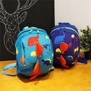 Schoolbag Children's Schoolbag Dinosaur Cartoon Kindergarten Backpack Korean-style Cute Baby Anti-loss Book Backpack