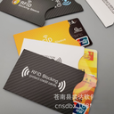 批发RFID铜版纸铝箔屏蔽卡套防盗刷防消磁银行卡身份证外贸跨境