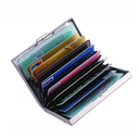 10卡位风琴卡包驾照行驶证收纳卡夹不锈钢信用卡rfid卡盒金属卡包
