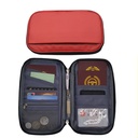 Korean-style Multi-function ID Bag Leather Film Waterproof Storage Card Bag Overseas Travel Women's Certificate Passbook Bag Wallet