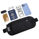 passport ID bag close-fitting invisible waterproof mobile phone waist bag anti-theft brush abroad travel documents storage bag